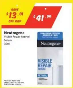 Chemist Outlet Neutrogena Visible Repair Retinol Serum offer