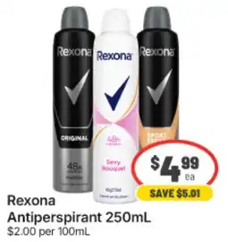 IGA Xpress Rexona Antiperspirant offer