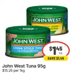 IGA Xpress John West Tuna offer