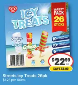 IGA Xpress Streets Icy Treats offer