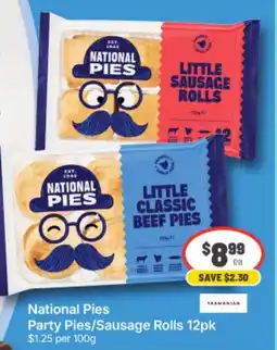 IGA Xpress National Pies Party Pies/Sausage Rolls offer