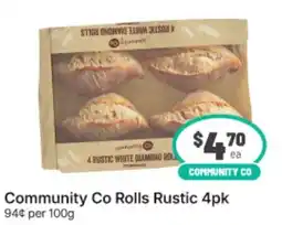 IGA Xpress Community Co Rolls Rustic offer