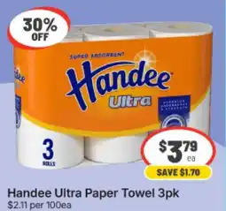 IGA Xpress Handee Ultra Paper Towel offer