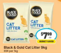 IGA Xpress Black & Gold Cat Litter offer