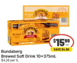 IGA Xpress Bundaberg Brewed Soft Drink offer