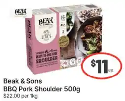 IGA Xpress Beak & Sons BBQ Pork Shoulder offer
