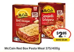 IGA Xpress McCain Red Box Pasta Meal offer