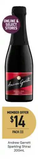 Dan Murphy's Andrew Garrett Sparkling Shiraz offer