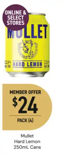 Dan Murphy's Mullet Hard Lemon offer