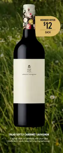 Dan Murphy's Tread Softly Cabernet Sauvignon offer