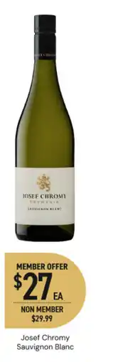 Dan Murphy's Josef Chromy Sauvignon Blanc offer