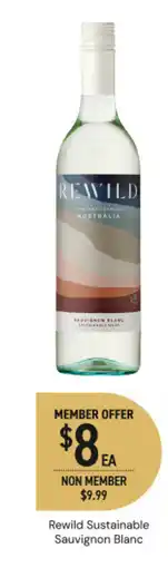 Dan Murphy's Rewild Sustainable Sauvignon Blanc offer