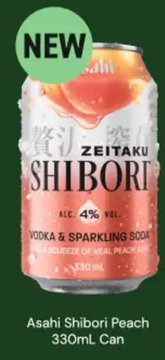 Dan Murphy's Asahi Shibori Peach offer