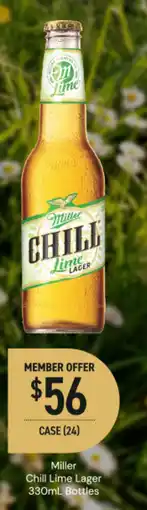 Dan Murphy's Miller Chill Lime Lager offer