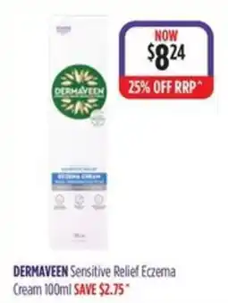 Ramsay Pharmacy Dermaveen Sensitive Relief Eczema Cream offer
