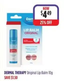 Ramsay Pharmacy Dermal Therapy Original Lip Balm offer