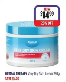 Ramsay Pharmacy Dermal Therapy Very Dry Skin Cream offer