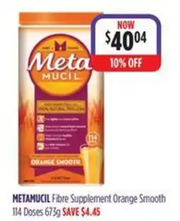 Ramsay Pharmacy Metamucil Fibre Supplement Orange Smooth offer