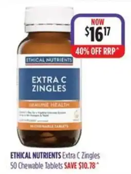 Ramsay Pharmacy Ethical Nutrients Extra C Zingles offer