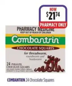 Ramsay Pharmacy Combantrin 24 Chocolate Squares offer