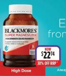 Ramsay Pharmacy Blackmores Super Magnesium+ offer