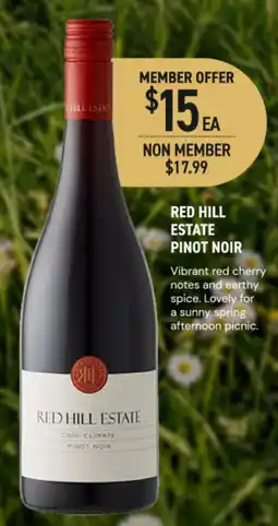 Dan Murphy's Red Hill Estate Pinot Noir offer