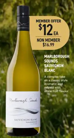Dan Murphy's Marlborough Sounds Sauvignon Blanc offer