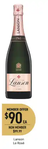 Dan Murphy's Lanson Le Rosé offer