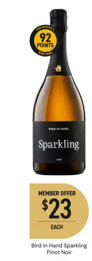 Dan Murphy's Bird in Hand Sparkling Pinot Noir offer