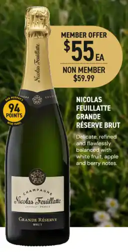 Dan Murphy's Nicolas Feuillatte Grande Réserve Brut offer