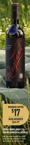 Dan Murphy's Chris Ringland C.R. Series Barossa Shiraz offer