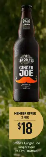 Dan Murphy's Stone's Ginger Joe Ginger Beer offer