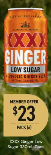 Dan Murphy's XXXX Ginger Low Sugar offer