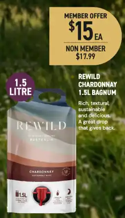 Dan Murphy's Rewild Chardonnay offer