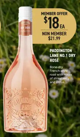 Dan Murphy's Paddington Lane No.1 Dry Rosé offer