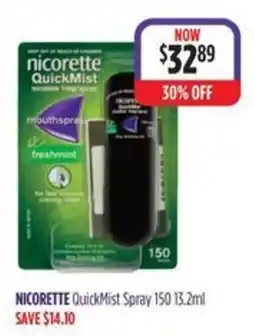 Ramsay Pharmacy Nicorette QuickMist Spray offer