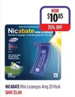 Ramsay Pharmacy Nicabate Mini Lozenges offer