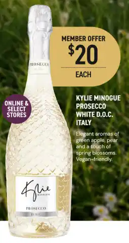 Dan Murphy's Kylie Minogue Prosecco White D.O.C. offer