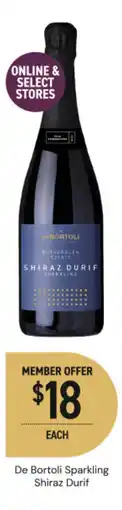 Dan Murphy's De Bortoli Sparkling Shiraz Durif offer