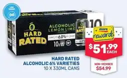 SipnSave Hard Rated Alcoholic 6% Varieties offer