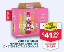 SipnSave Vodka Cruiser Mixed Varieties offer