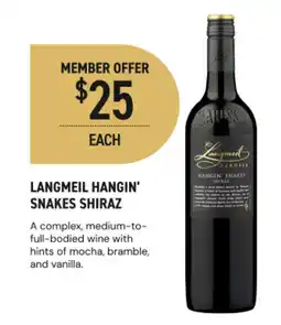 Dan Murphy's Langmeil Hangin' Snakes Shiraz offer
