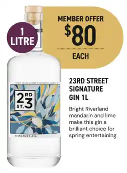 Dan Murphy's 23rd Street Signature Gin offer