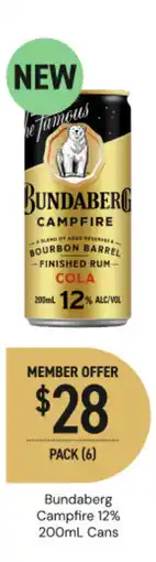 Dan Murphy's Bundaberg Campfire 12% Cola offer