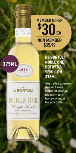 Dan Murphy's De Bortoli Noble One Botrytis Semillon offer