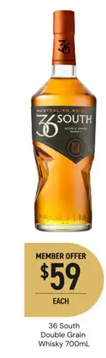 Dan Murphy's 36 South Double Grain Whisky offer