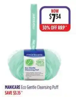 Ramsay Pharmacy Manicare Eco Gentle Cleansing Puff offer