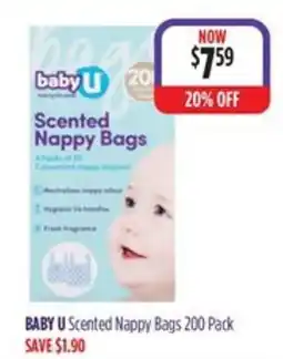 Ramsay Pharmacy Baby U Scented Nappy Bags offer