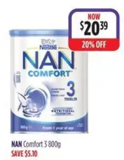 Ramsay Pharmacy Nestle NAN Comfort 3 offer