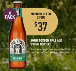 Dan Murphy's John Boston Pale Ale offer